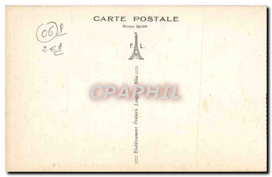 CPA Beuil Vue Generale Et La Piste De ski — Rückseite