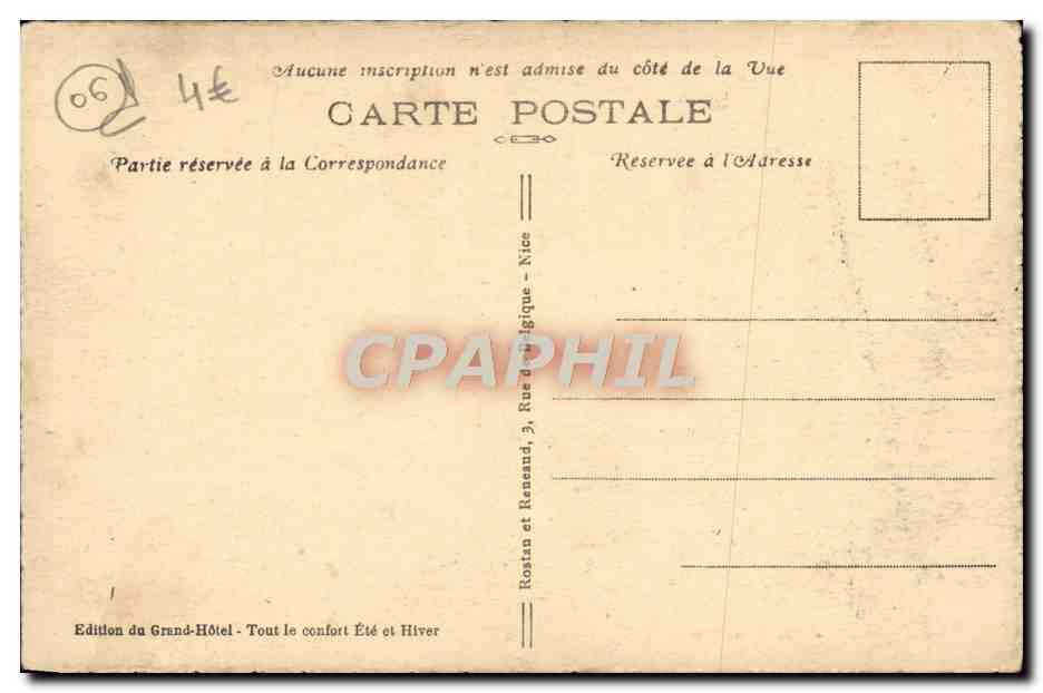 CPA Beuil La Condamine Superbe Piste Pour Les Skieurs — Rückseite