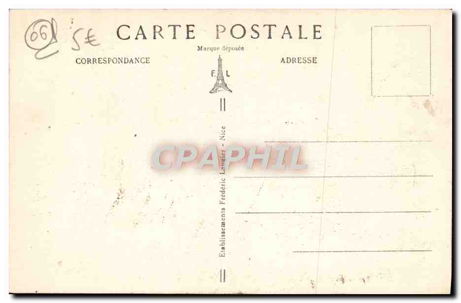 CPA Beuil Vue Generale Prise De La Route Du Quartier — Rückseite