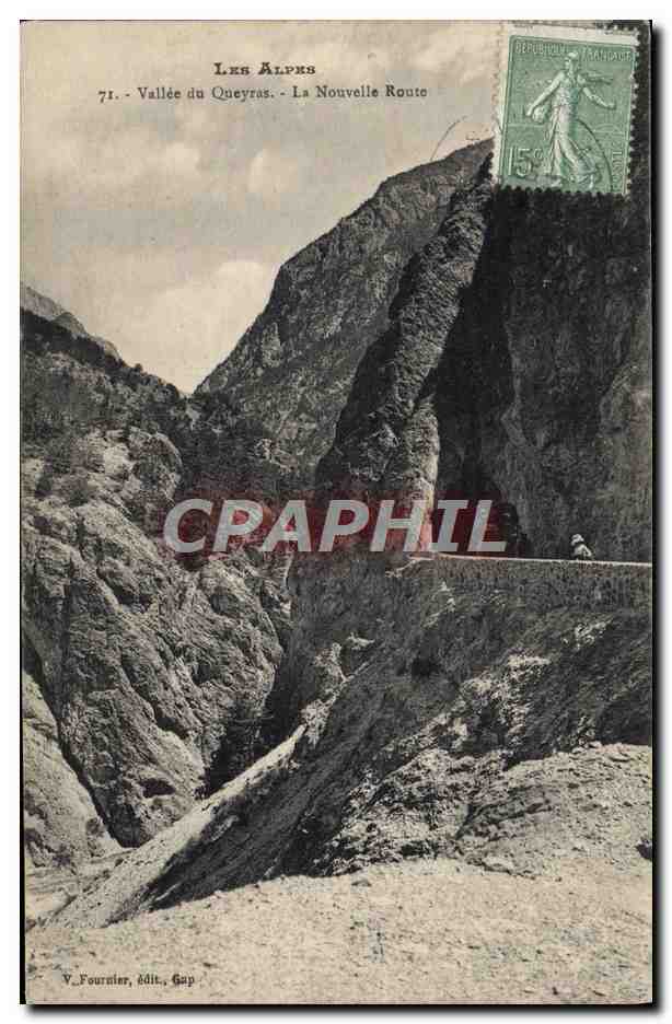 CPA Les Alpes Vallee Du Queyras La Nouvelle Route