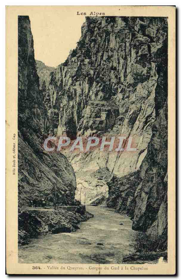 CPA Les Alpes Vallee Du Queyras Gorges du Guil a la Chapelue