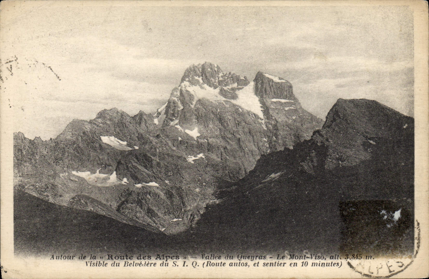 Mont Viso — Vue panoramique — Éditeur S.I.Q. n° 23