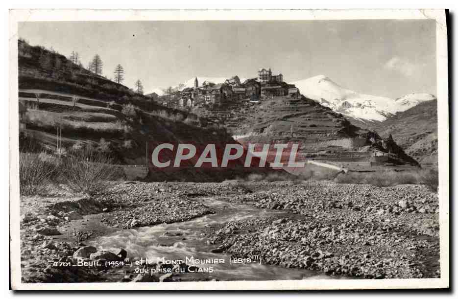 CPA Beuil Et Le Mont Mounier Vue Prise Du Cians