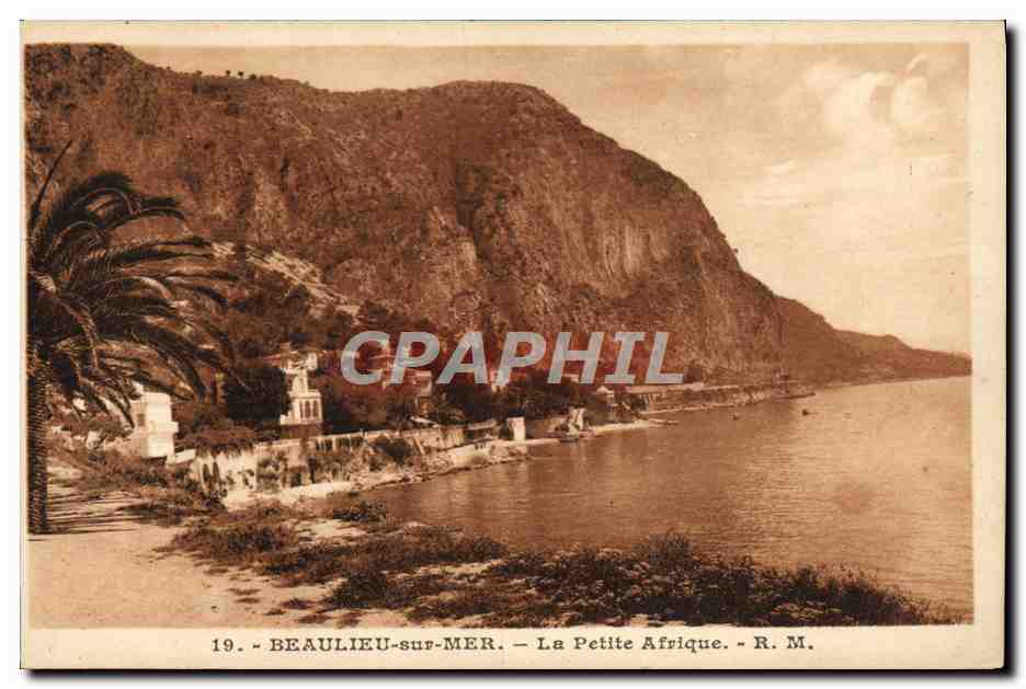 CPA Beaulieu Sur Mer La Petite Afrique