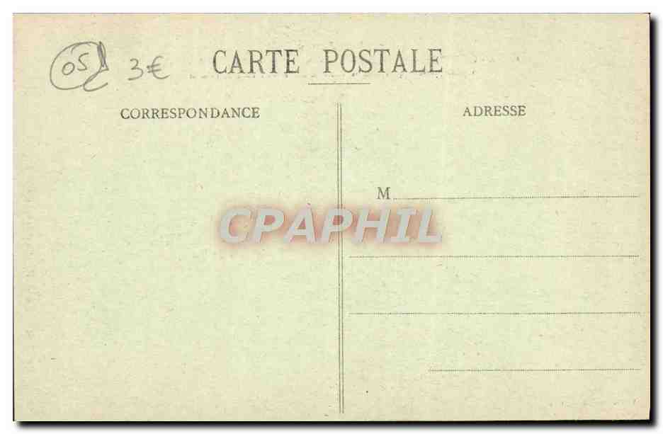 Les Alpes — Le Mont Viso (3841m) dominant la Vallée du Guil et les Plaines du Piémont — Éditeur V. Recoueur, Éditeur, 62 bis — Verso