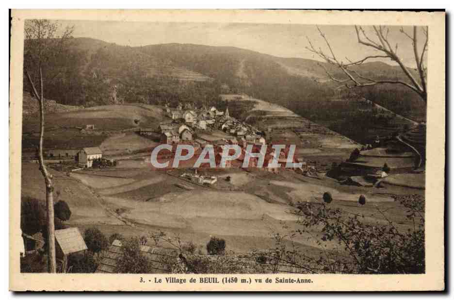 CPA Beuil Le Village Vu de Sainte Anne 