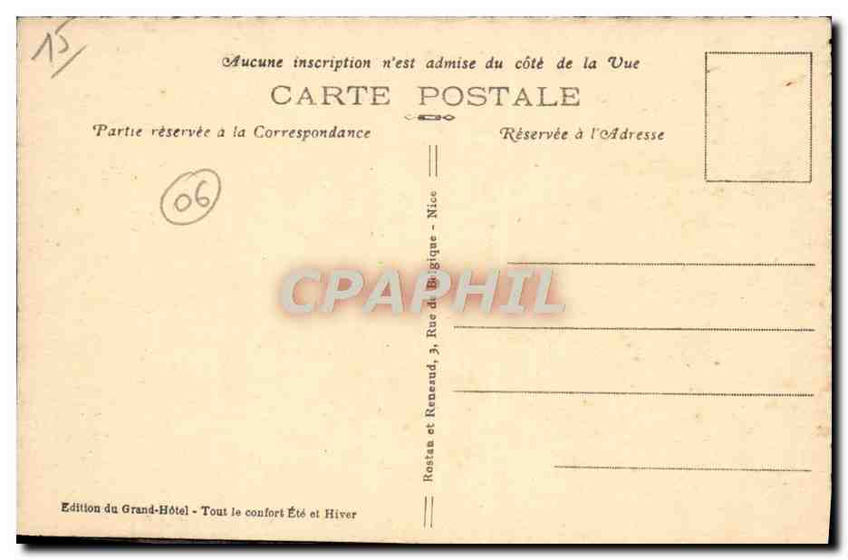 CPA Beuil Le Village Vu de Sainte Anne  — Back