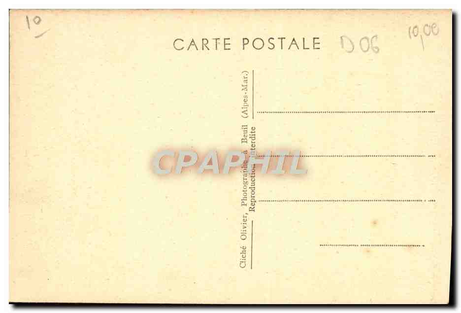 CPA Beuil Station Estivale et Hivernale — Rückseite
