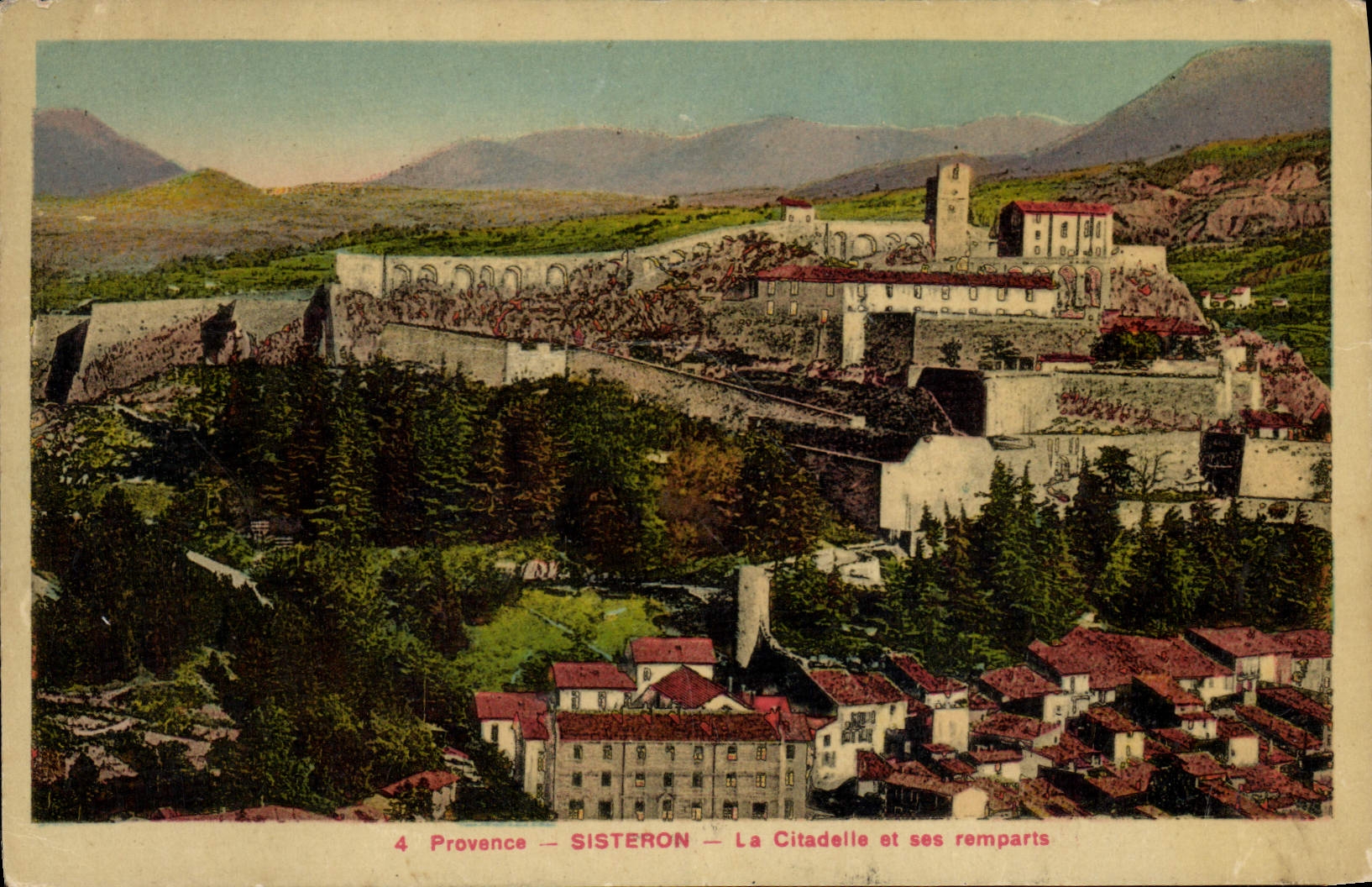 CPA Sisteron La Citadelle et Ses Remparts