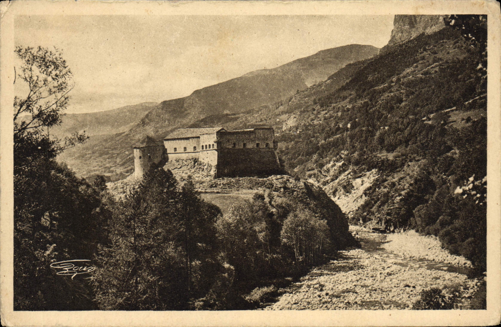 CPA Colmars les Alpes Fort de Souvoie