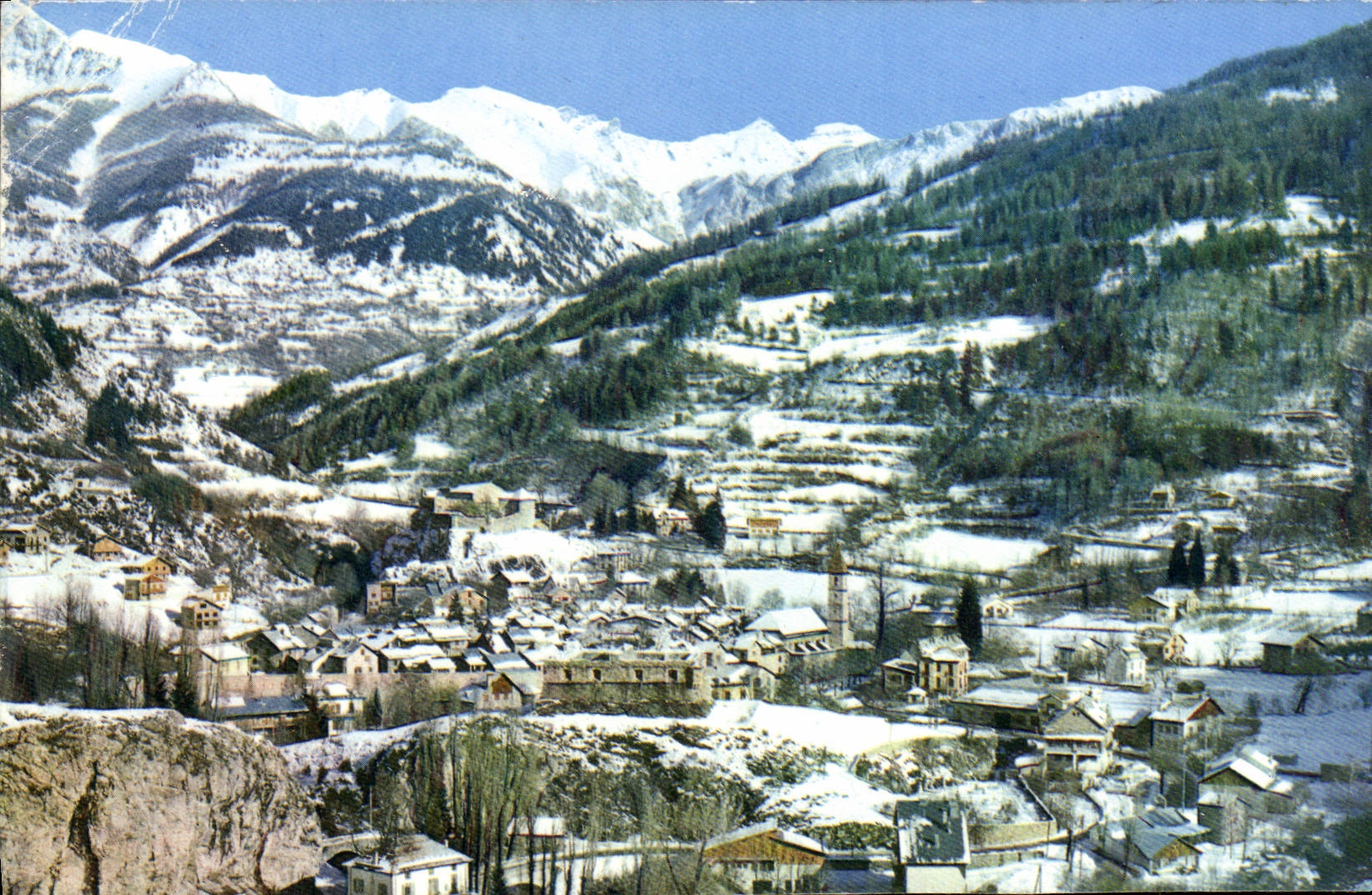 Colmars (Alpes-de-Haute-Provence) — Vue aérienne — Imprimeur Combier