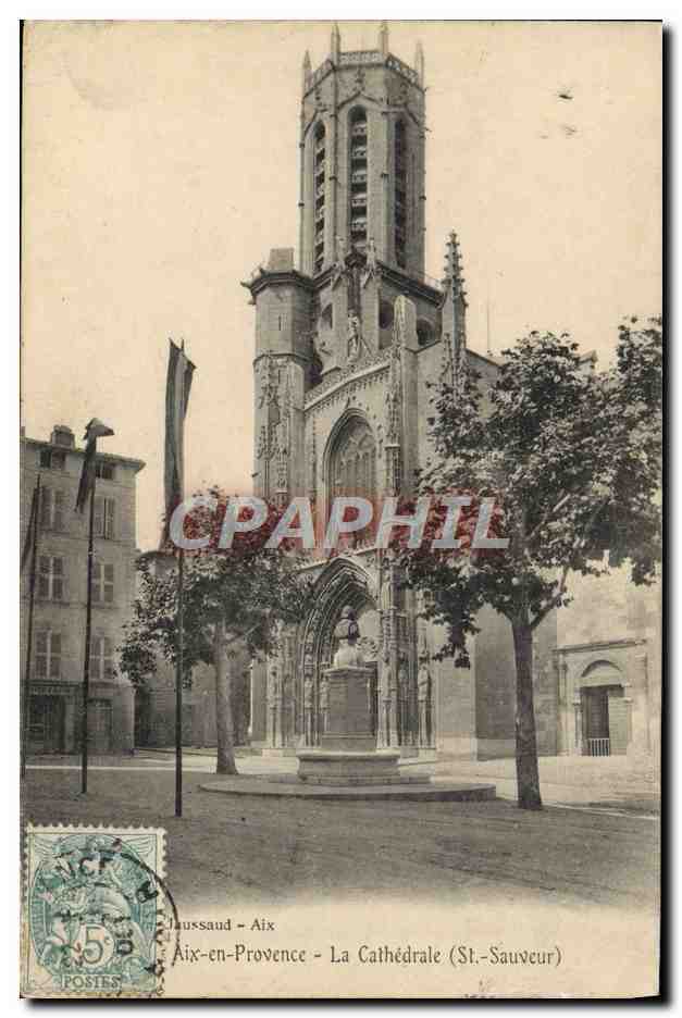 Aix-en-Provence - La Cathédrale (St.-Sauveur) — éditeur Aixsaussaud, n° de série non visible