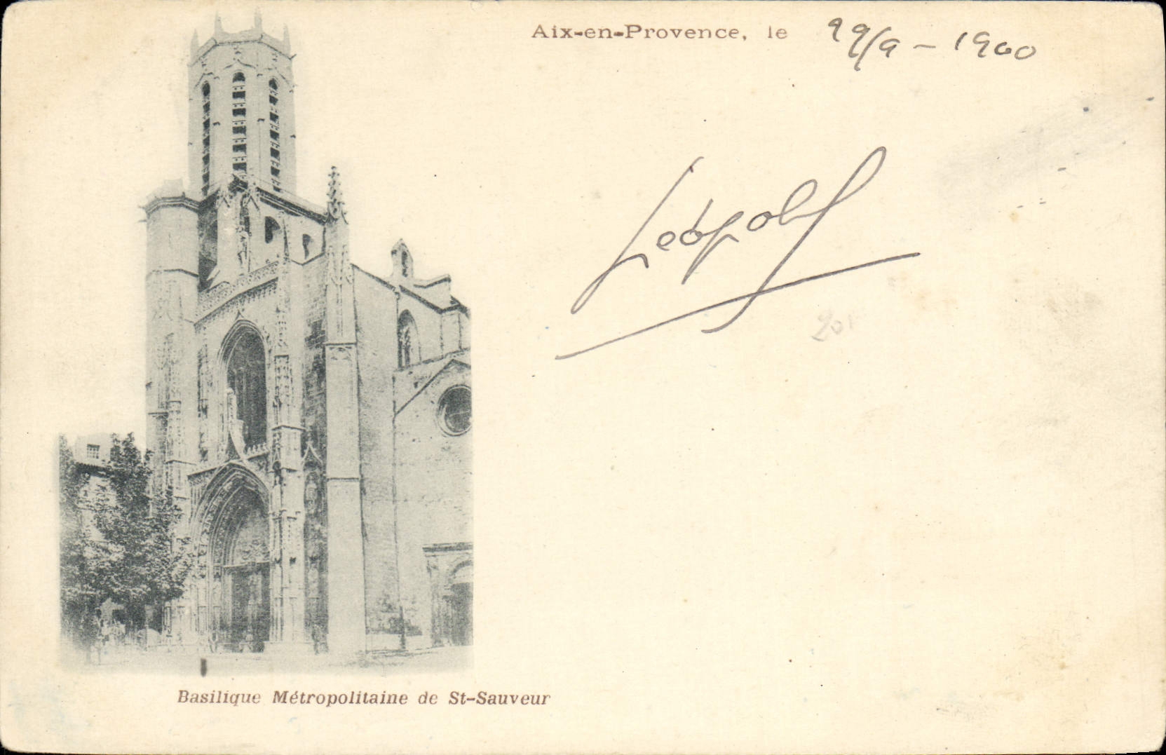 Aix-en-Provence — Basilique Métropolitaine de St-Sauveur — éditeur Ledralf, n°201