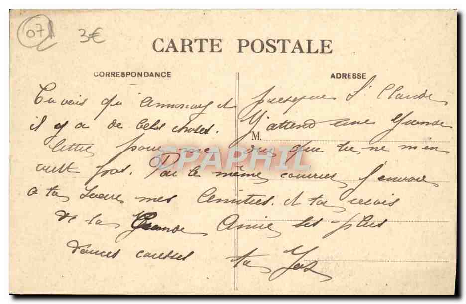 Les Gorges de Thorrenc — Environ d'Annonay — Éditeur non identifié, n° 2 — Reverso