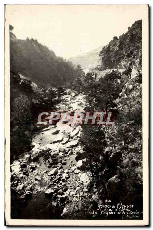 Gorges de l'Yruena — entre S'Agère et le Chorlaque — Ardèche