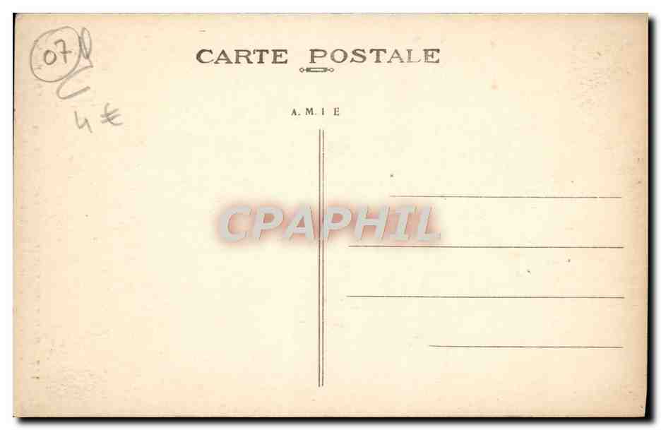 Saint-Féliçien (Ardèche) — Ein Unterholz an den Ufern der Vivance — Edit. Faurite, n° 147 — Rückseite