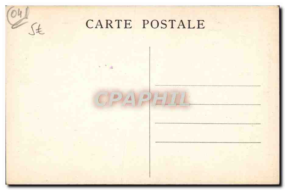 CPA Haute Vallee du Verdon Beauvezer Station Touristique Gorges de Saint Pierre — Rückseite