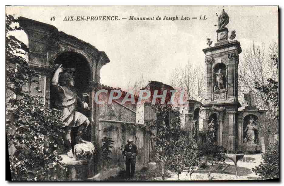 Aix-en-Provence — Denkmal von Joseph Lec — LL - Vorderseite