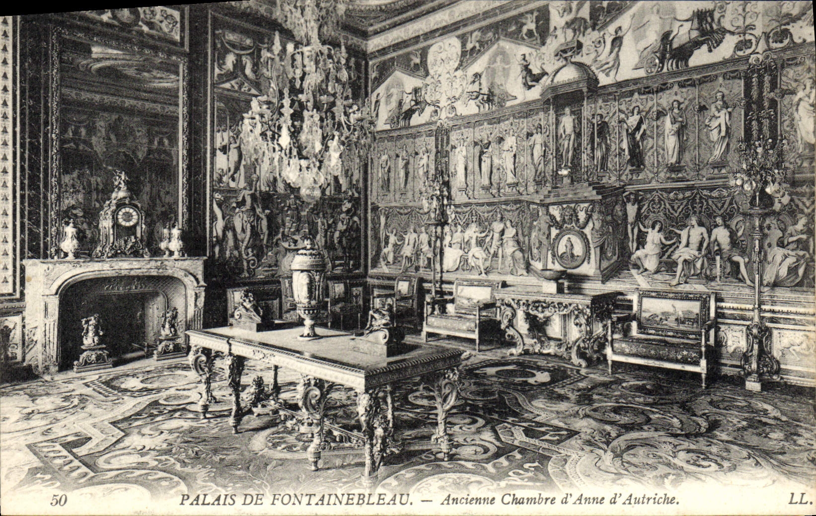 Schloss Fontainebleau — Ehemalige Kammer von Anne von Österreich — LL. n° 50
