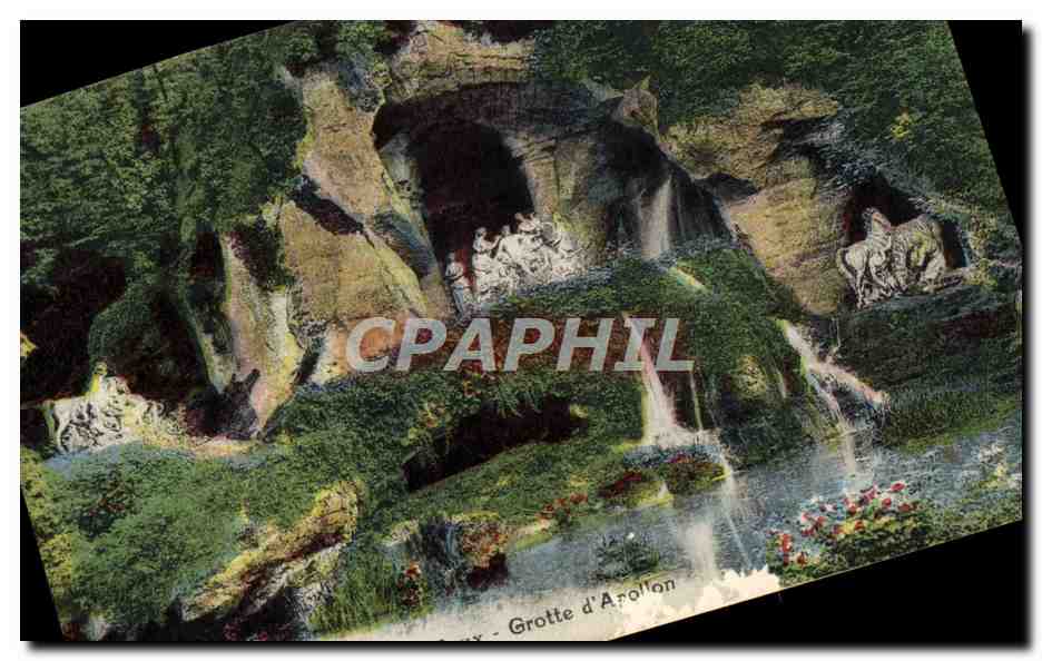 CPA Versailles Grandes eaux Grotte d'Apollon 