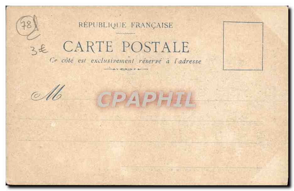 CPA Palais De Versailles Musee des Voitures Voiture du sacre de Charles X — Verso