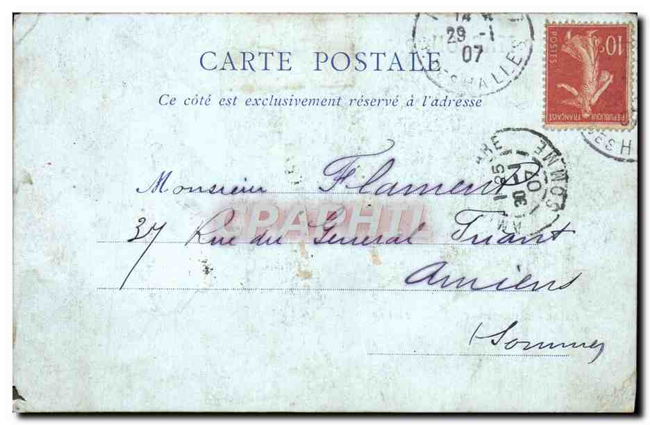 CPA Paris Eglise Notre Dame — Rückseite