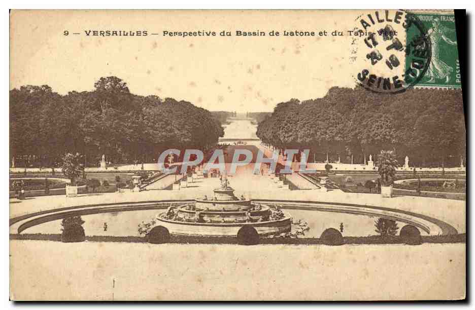 CPA Jardins De Versailles Perspective du Bassin de Latone