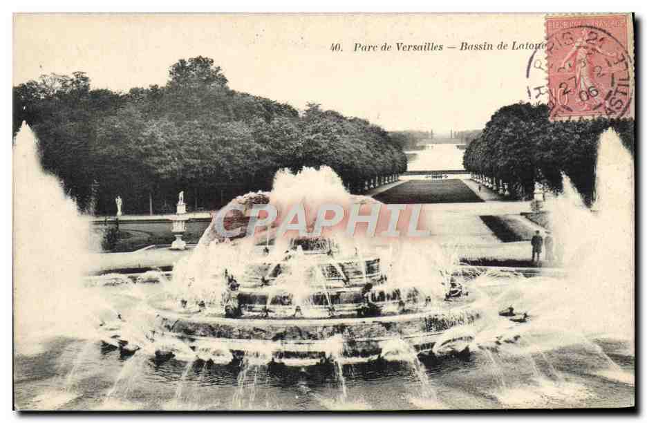 CPA Parc de Versailles Bassin de Latone
