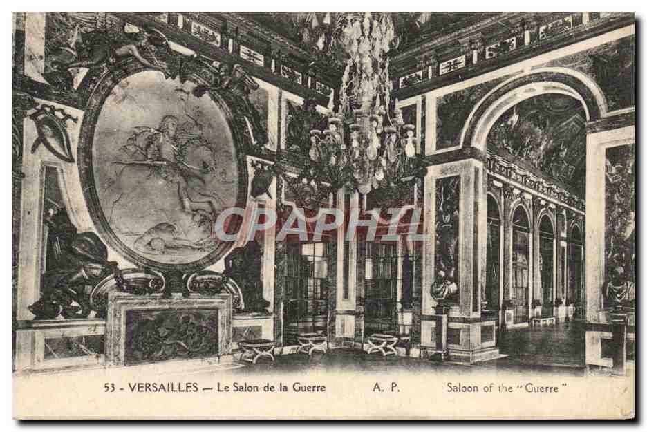 CPA Chateau De Versailles Le Salon de la Guerre