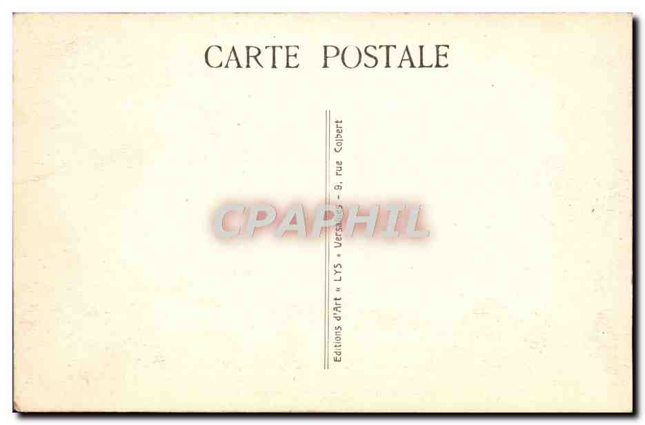 CPA Versailles Musee des voitures Voiture du sacre de Charles X — Verso