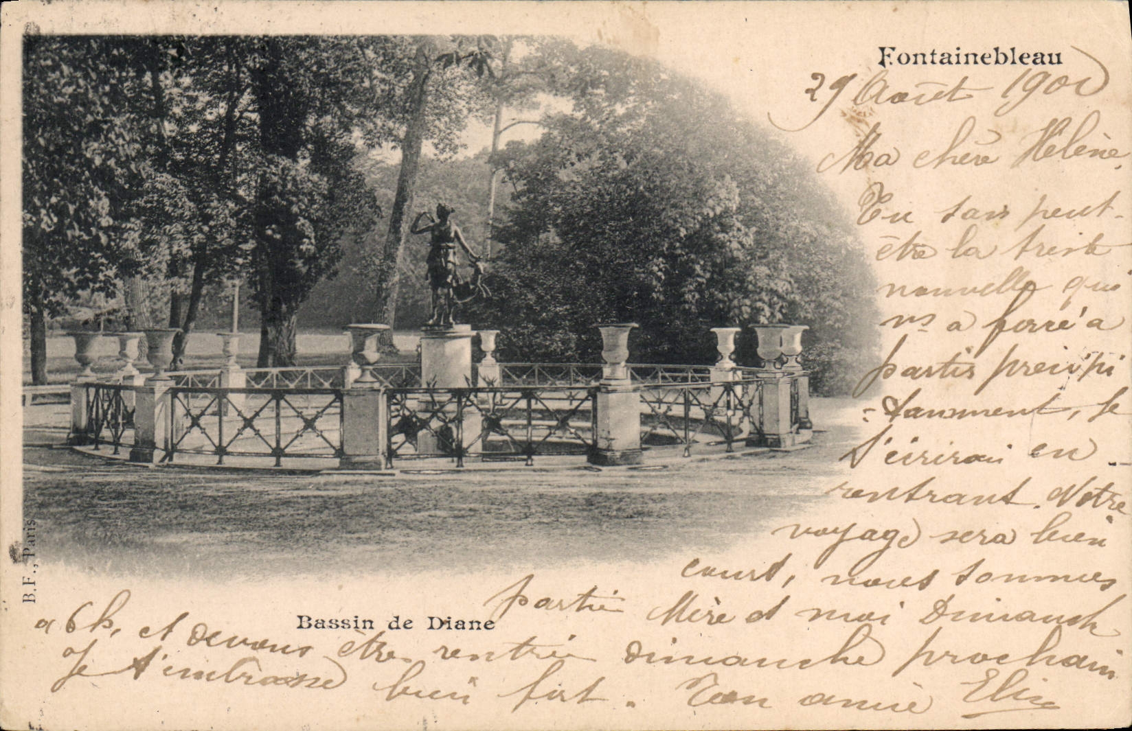 Bassin de Diane — Fontainebleau — B.F. Paris