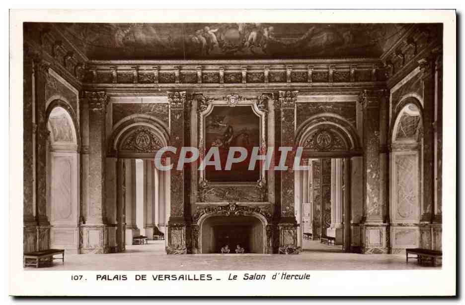 CPA Palais De Versailles Le Salon d'Hercule