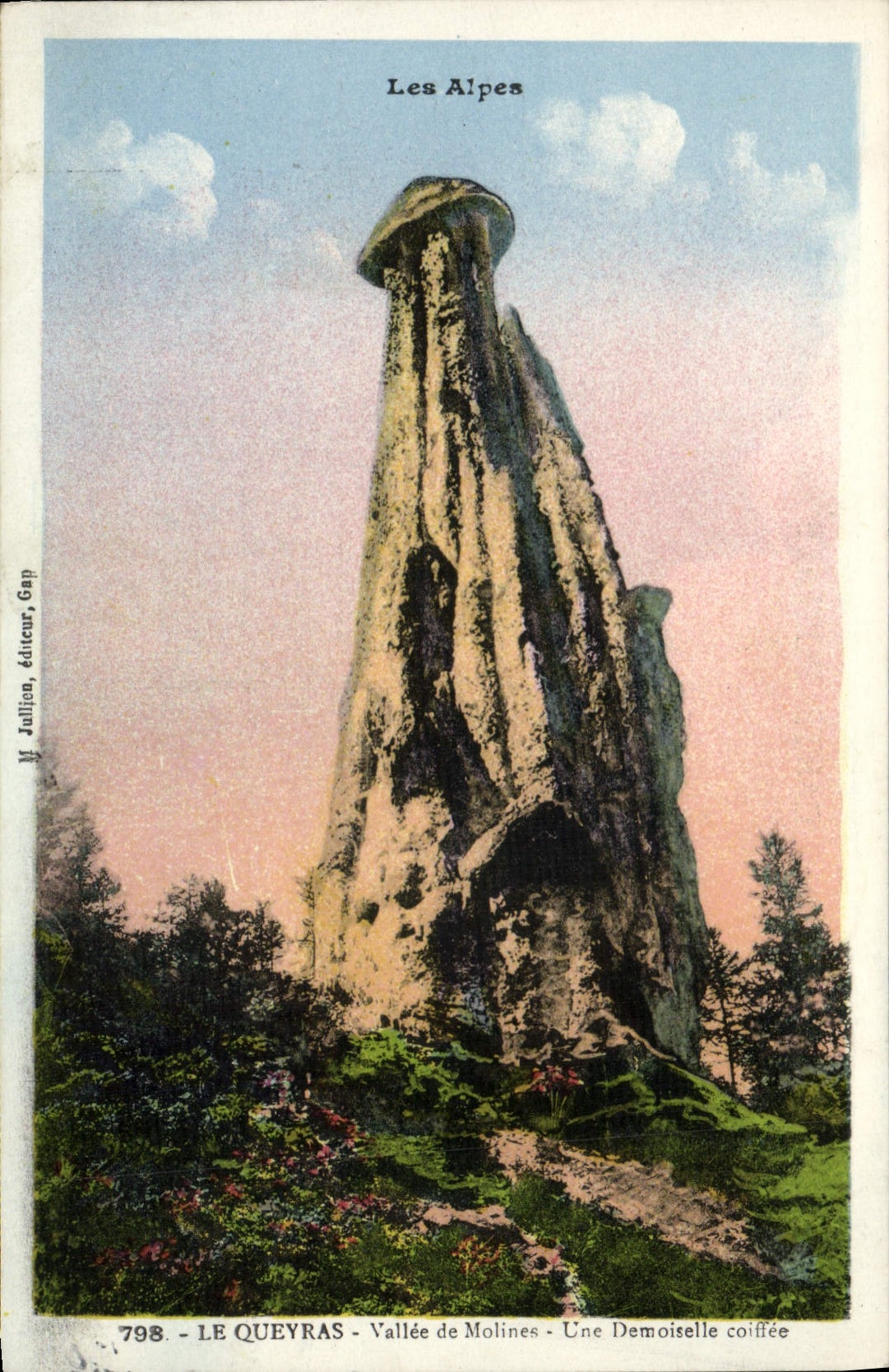 Le Queyras - Vallée de Molines - Une Demoiselle coiffée — J. Jallion, éditeur, Gap, n°798