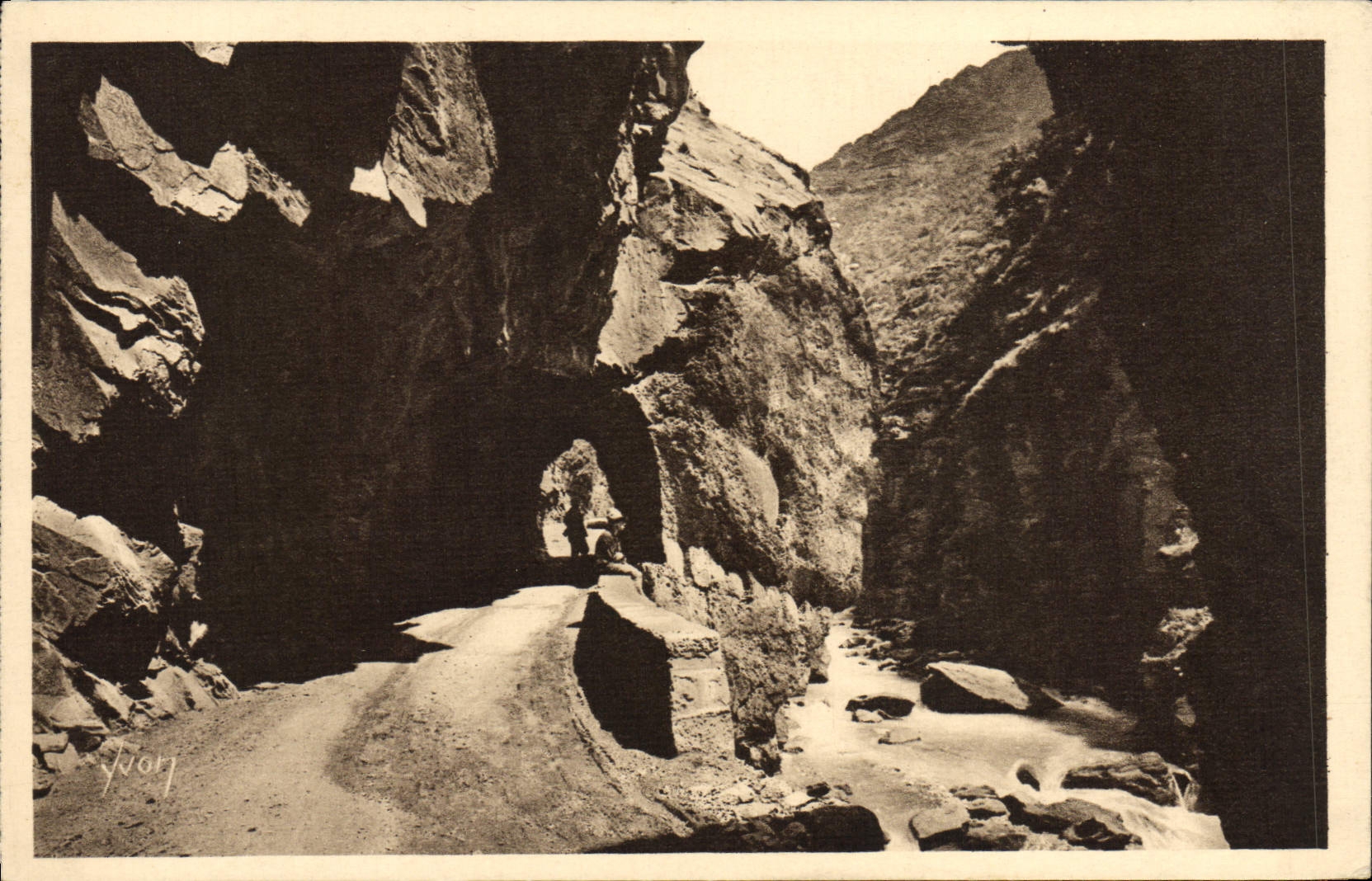CPA Gorges Du Cians