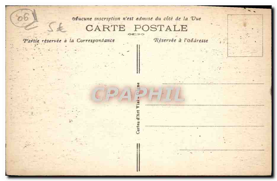 CPA Gorges Du Cians Pres Touet De Beuil — Rückseite