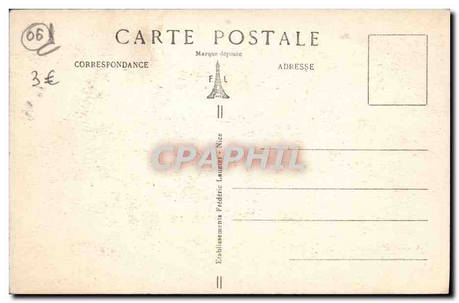 CPA Environs De Beuil Les Gorges Du Cians Et La route — Rückseite