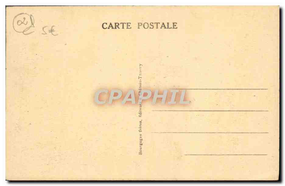 FÈRE-EN-TARDENOIS (Aisne) — Ancien Château - La Galerie — Edit. Dèchery libraire — Rückseite