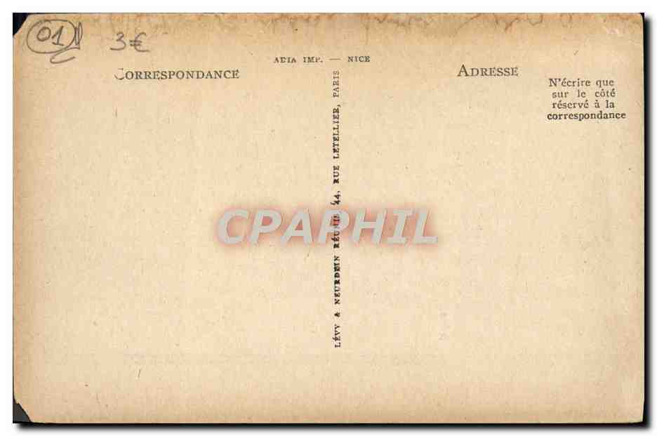 CPA Nantua Coucher De Soleil Sur Le Lac — Reverso