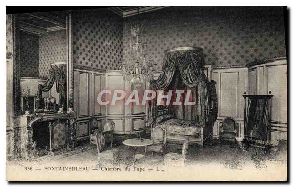 Fontainebleau — Chambre du Pape — L.L. — n°356