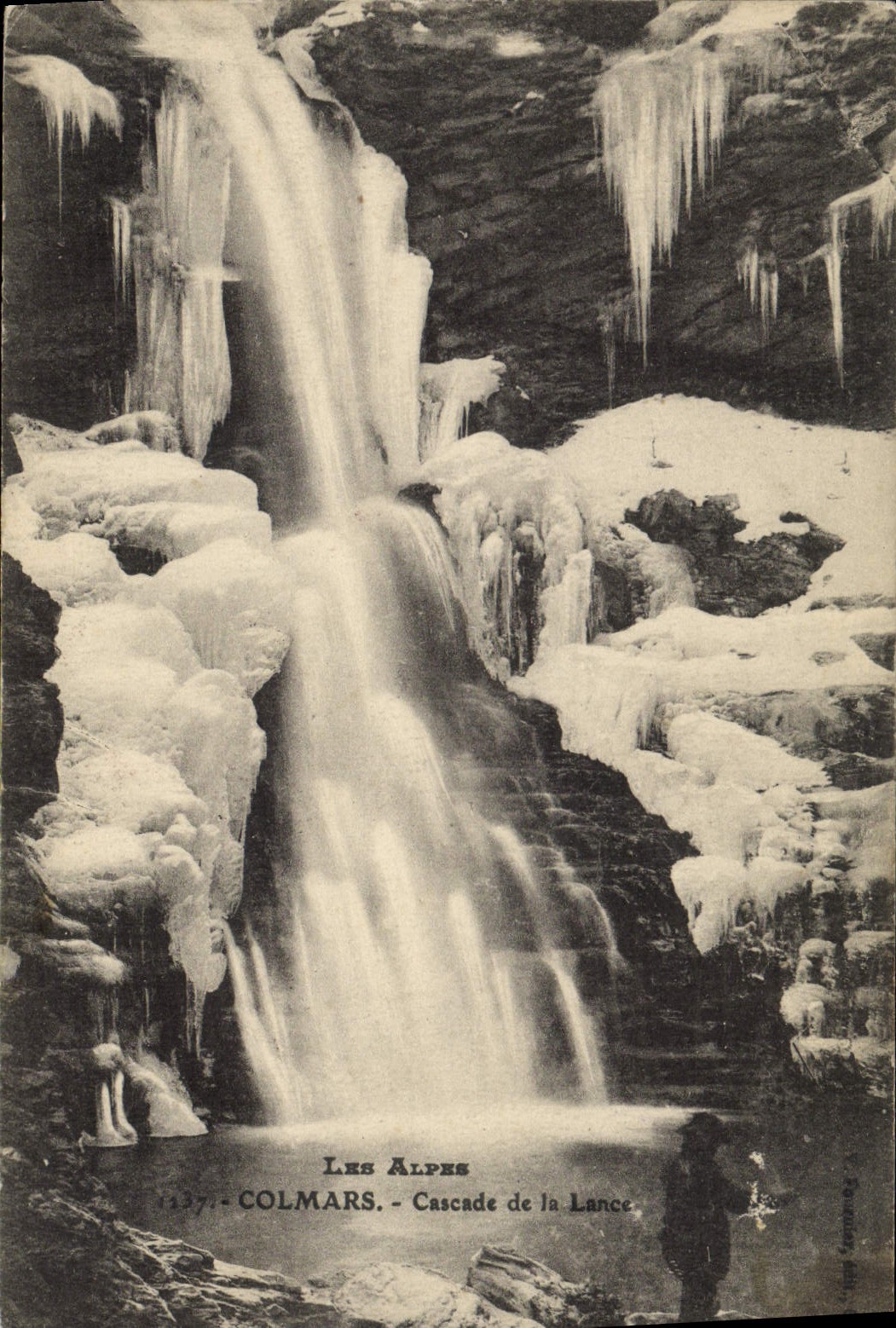CPA Colmars les Alpes Cascade de la Lance
