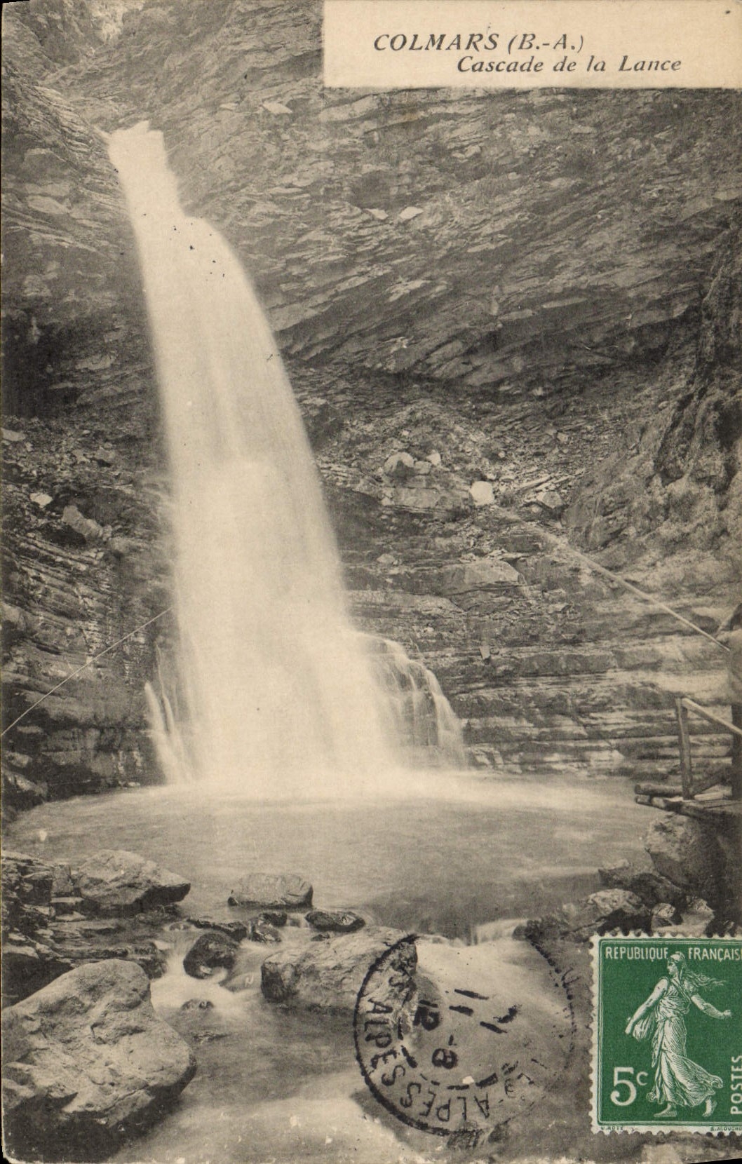 Colmars (B.-A.) — Cascade de la Lance — Éditeur non identifié