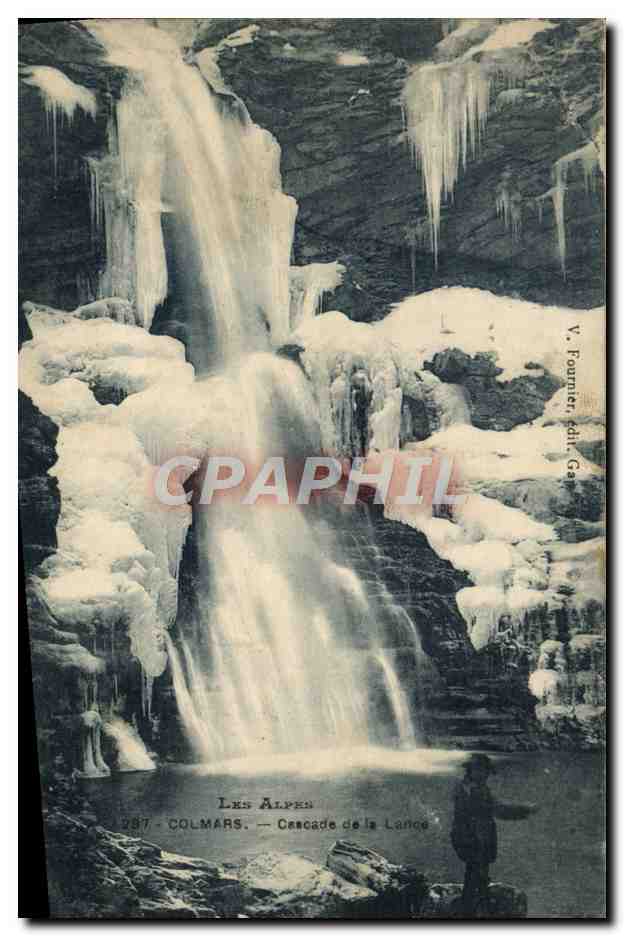 Les Alpes — Cascade de la Lance — V. Fournier, édit. Gap