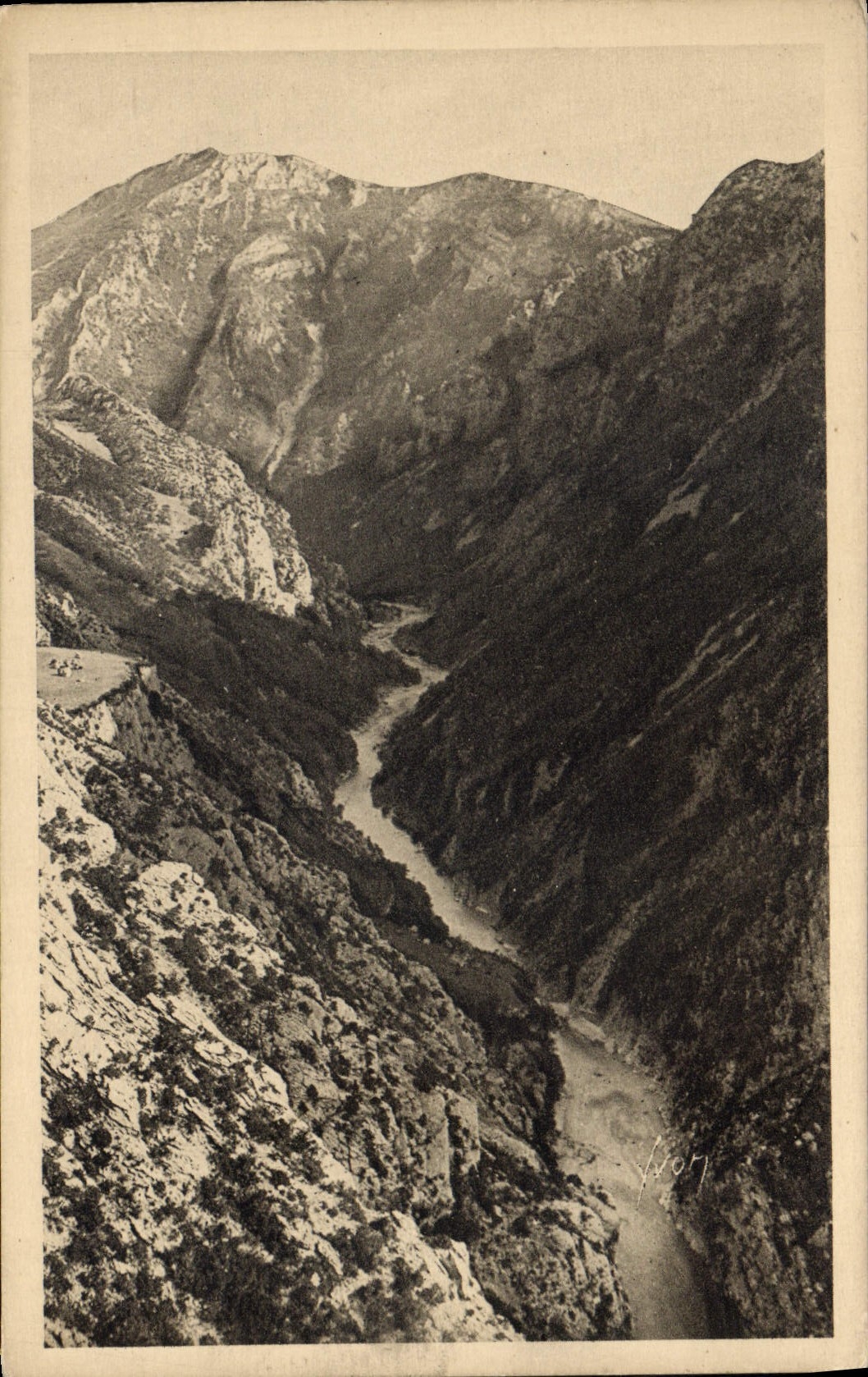 Le Verdon près d'Aiguines — Paysages et Pierres de Provence — Édition d'Art YVON