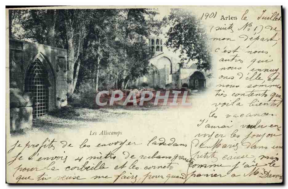 CPA Arles Les Aliscamps