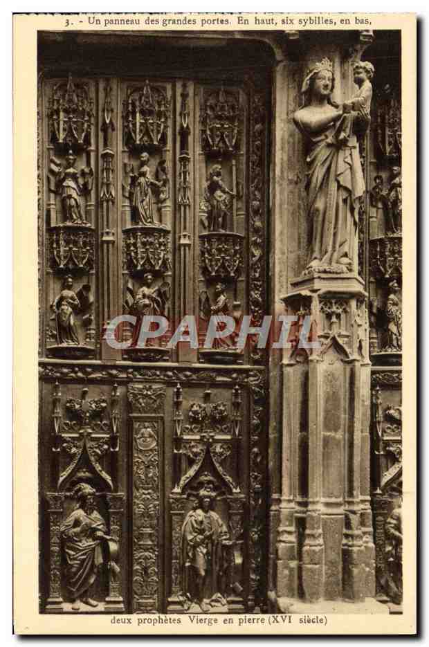 CPA Panneau des grandes portes Prophetes