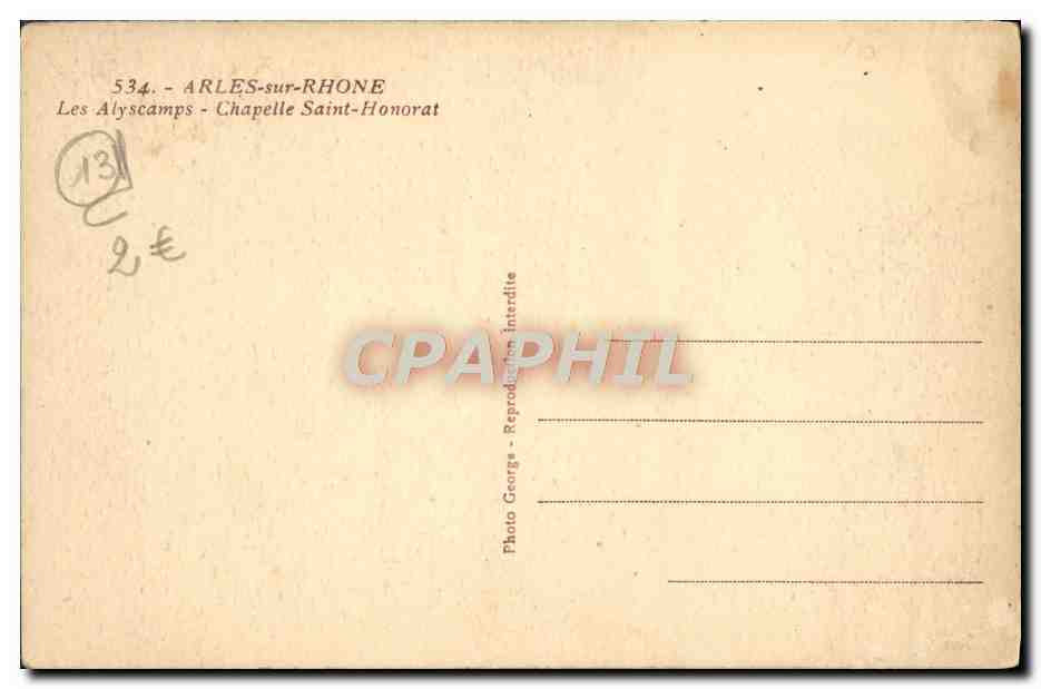 Les Alyscamps - Chapelle Saint-Honorat — Arles-sur-Rhône — Photo Georges — Reverso
