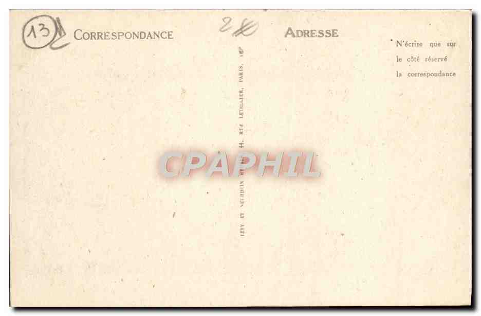 CPA Arles L'Obelisque Romain Et St Trophime — Rückseite