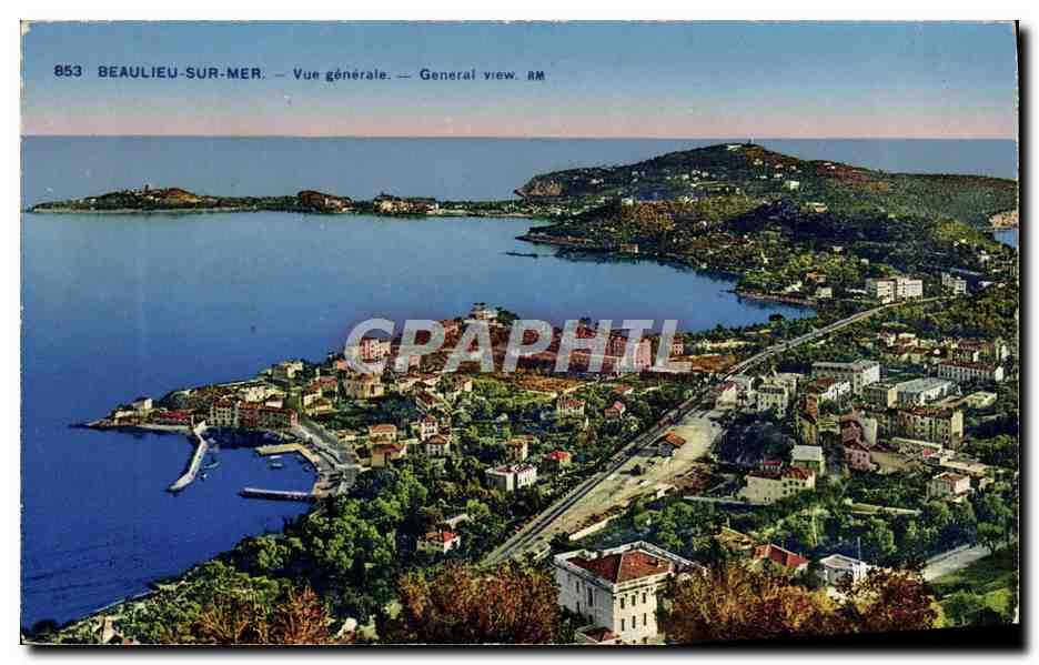 CPA Beaulieu Sur Mer Vue Generale