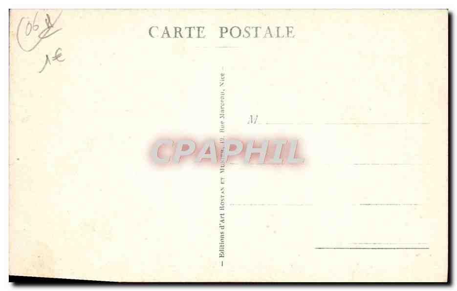CPA Beaulieu Sur Mer Vue Generale — Verso