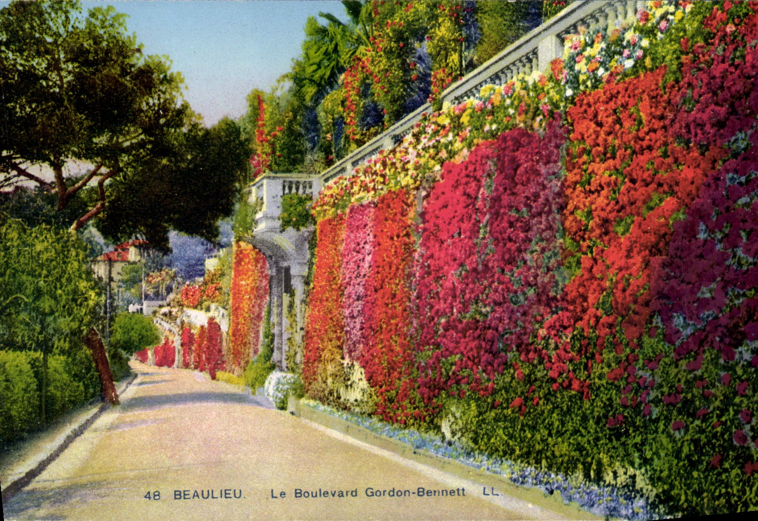 CPA Beaulieu Le Boulevard Gordon Bennett